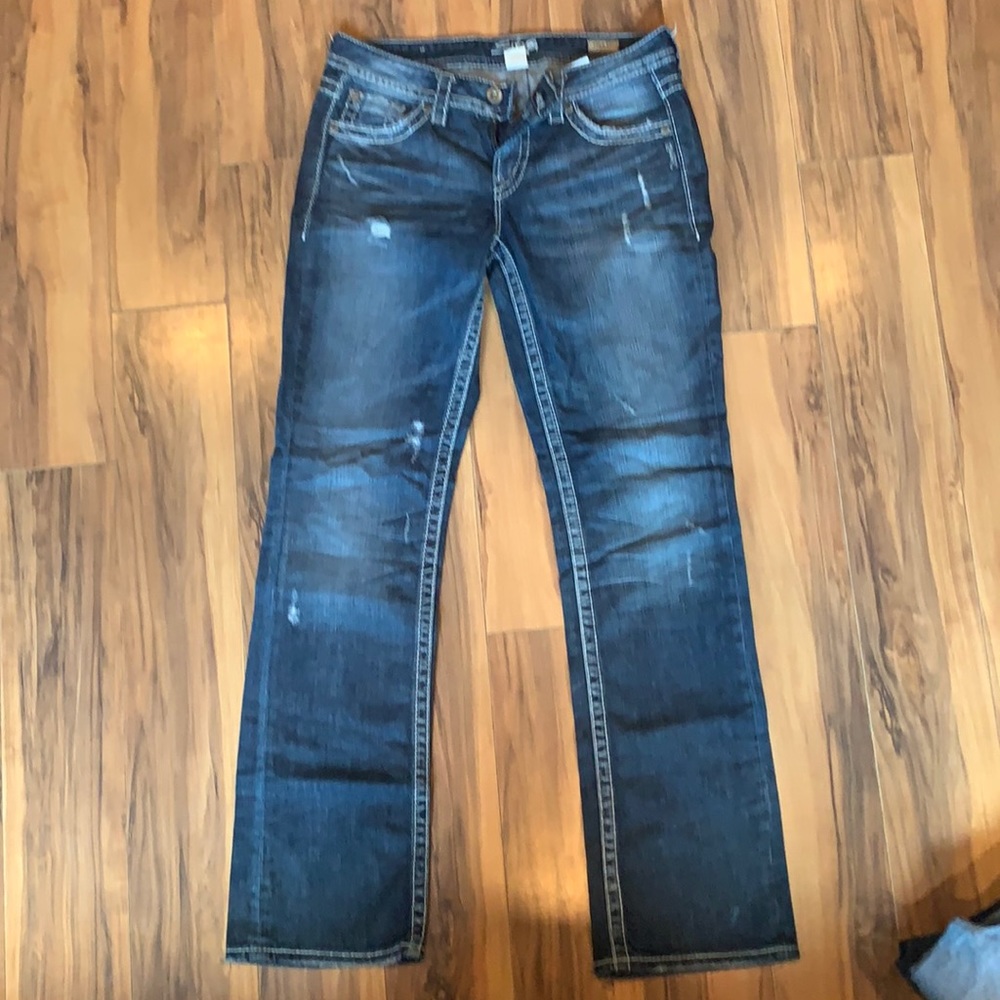 Lola 17” Silver Jeans size 29/33